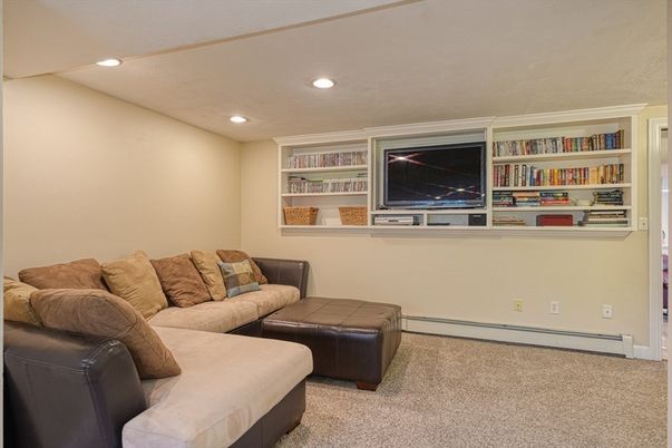 Interior, Living room, Recessed Lighting