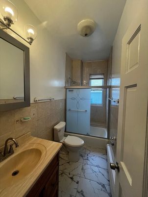 Bathroom, Glass Shower, Interior, Marble