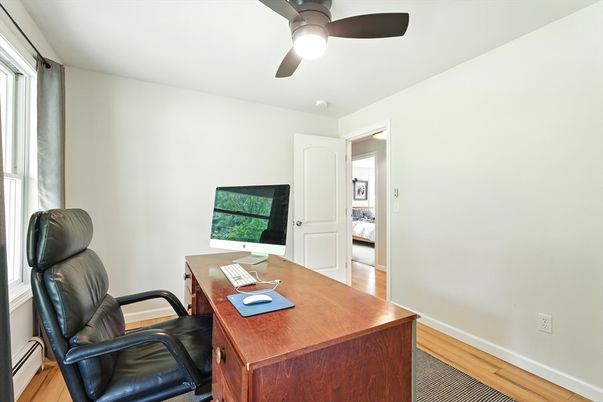 Home Office, Interior, Wood Texture Flooring