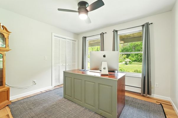 Home Office, Interior, Wood Texture Flooring