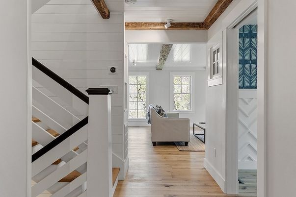Interior, Wooden Beams, Wood Texture Flooring
