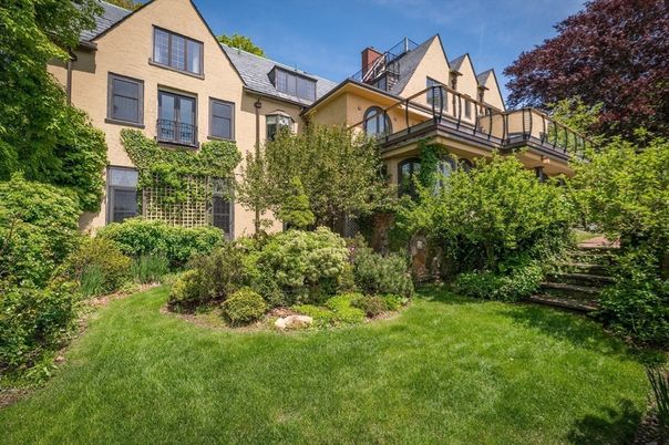 Backyard, Exterior, Facade, Tudor Revival