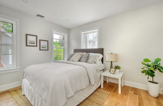 Bedroom, Interior, Wood Texture Flooring