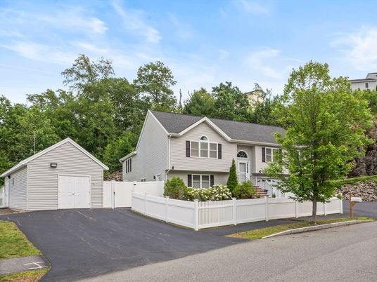 Detached Garage, Exterior, Facade, Raised Ranch