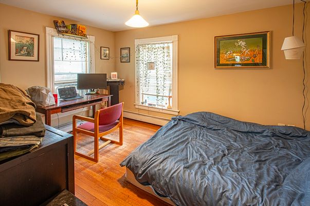 Bedroom, Home Office, Interior, Wood Texture Flooring