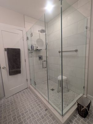 Bathroom, Glass Shower, Interior