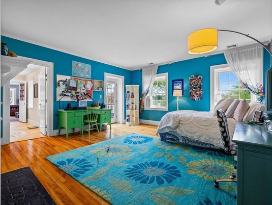 Bedroom, Interior, Wood Texture Flooring
