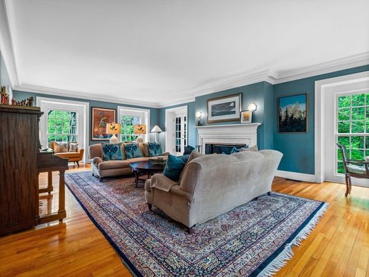 Fireplace, Interior, Living room, Wood Texture Flooring