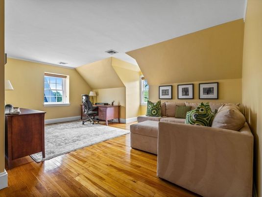 Home Office, Interior, Wood Texture Flooring