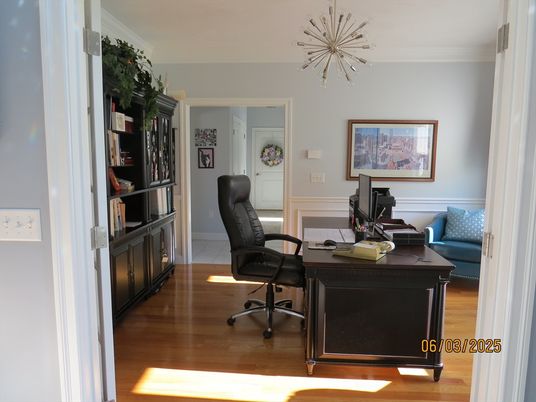 Home Office, Interior, Wood Texture Flooring