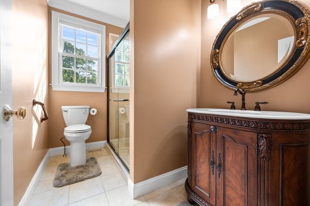 Bathroom, Glass Shower, Interior