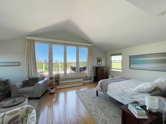 Bedroom, Interior, Water, Wood Texture Flooring