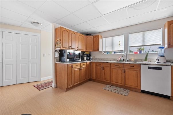 Interior, Kitchen, Wood Texture Flooring