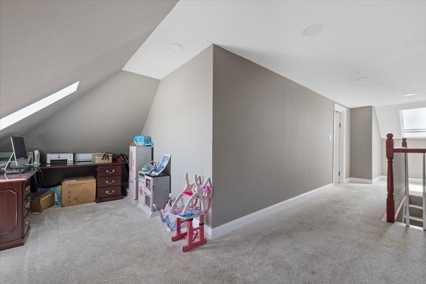 Home Office, Interior, Recessed Lighting