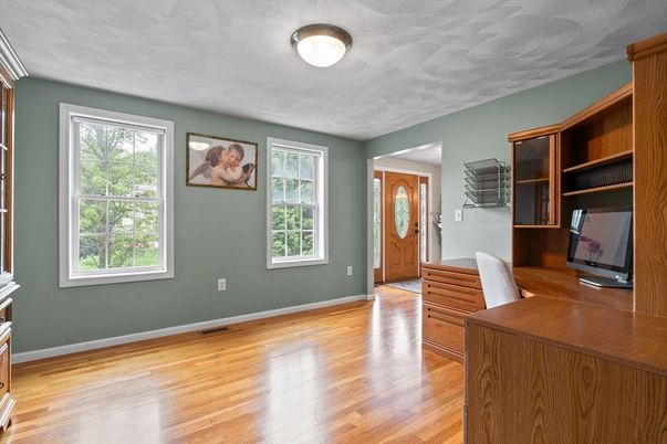 Home Office, Interior, Wood Texture Flooring