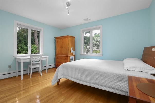 Bedroom, Home Office, Interior, Wood Texture Flooring