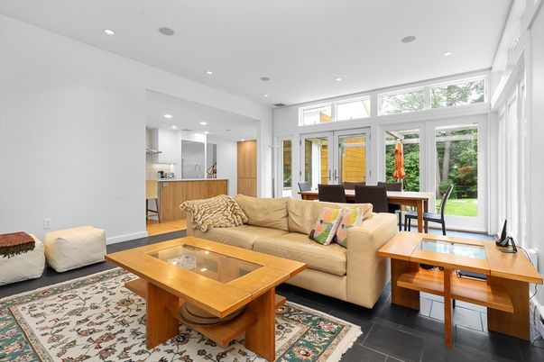 Dining room, Interior, Kitchen, Living room, Recessed Lighting