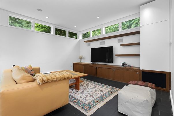 Interior, Living room, Recessed Lighting