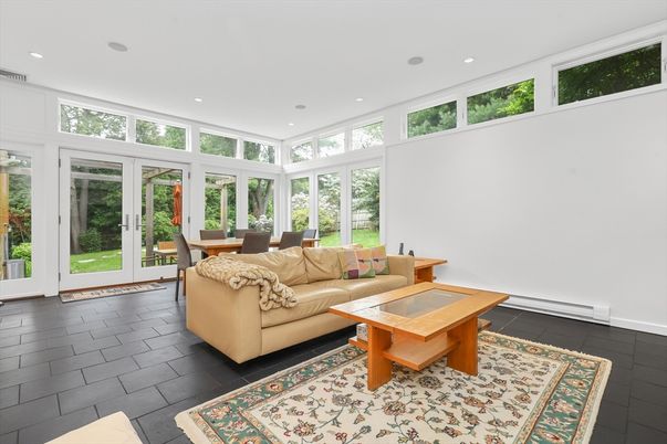 Dining room, Interior, Living room, Recessed Lighting, Sun Room