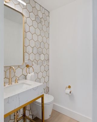 Bathroom, Interior, Wood Texture Flooring