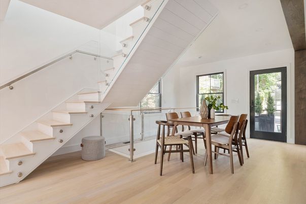 Dining room, Interior, Wood Texture Flooring