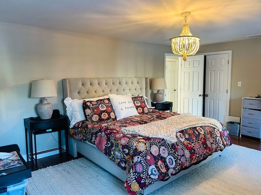 Bedroom, Interior, Pendant Lights