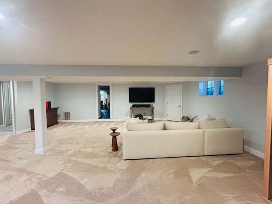 Interior, Living room, Recessed Lighting