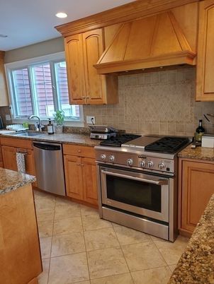 Interior, Kitchen, Recessed Lighting, Stainless Steel Appliances