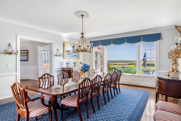Chandelier, Dining room, Interior, Water, Wood Texture Flooring