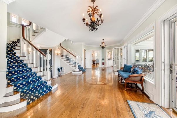 Chandelier, Interior, Wood Texture Flooring