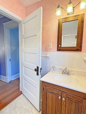 Bathroom, Interior, Wood Texture Flooring