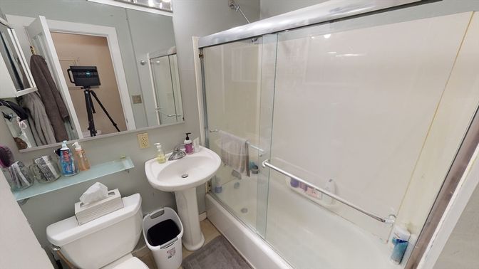 Bathroom, Glass Shower, Interior