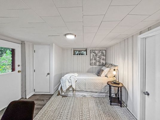 Bedroom, Interior, Wood Texture Flooring