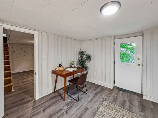Home Office, Interior, Wood Texture Flooring