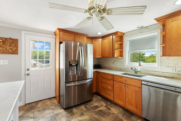 Interior, Kitchen, Recessed Lighting, Stainless Steel Appliances