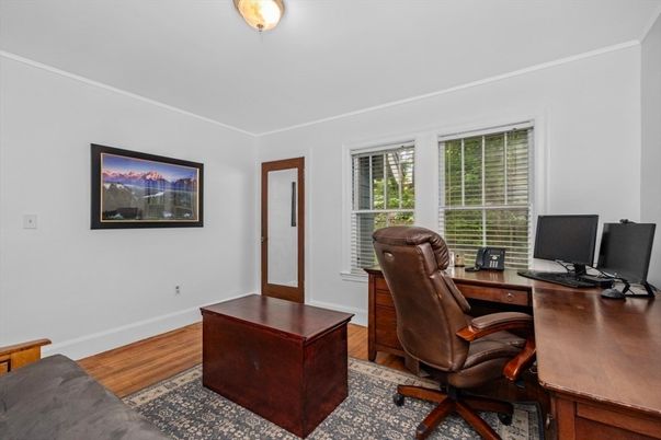 Home Office, Interior, Wood Texture Flooring