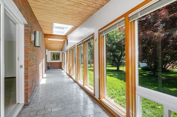 Interior, Stone Walls, Sun Room, Wooden Ceilings