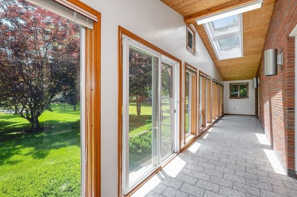 Interior, Stone Walls, Sun Room