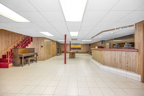 Interior, Recessed Lighting, Wooden Walls