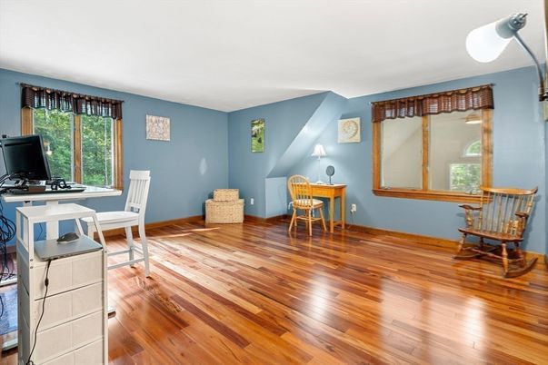 Home Office, Interior, Wood Texture Flooring