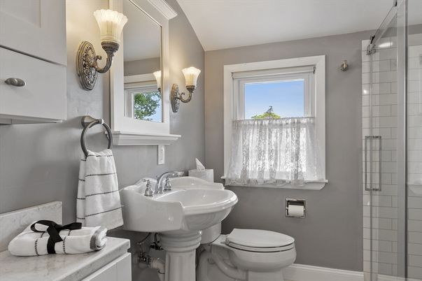 Bathroom, Glass Shower, Interior