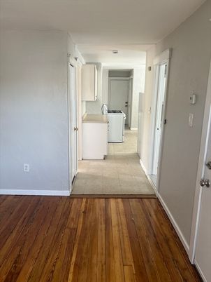Interior, Washer, Wood Texture Flooring