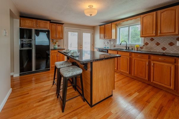 Interior, Kitchen, Wood Texture Flooring