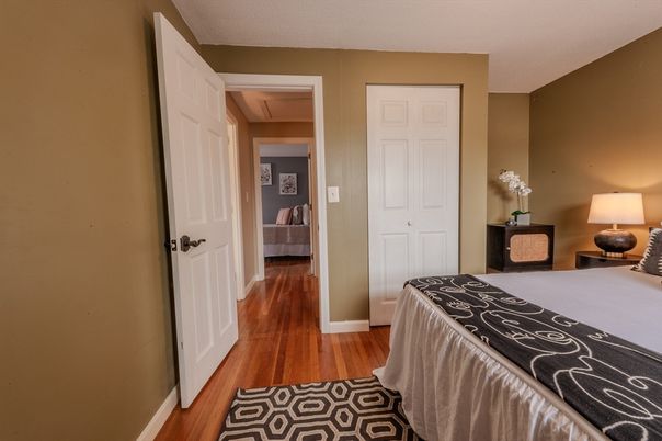 Bedroom, Interior, Wood Texture Flooring