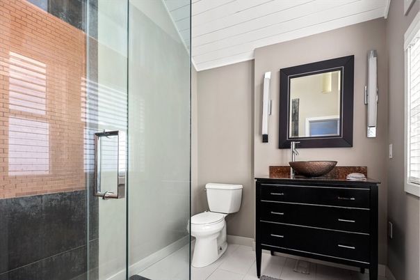 Bathroom, Glass Shower, Interior