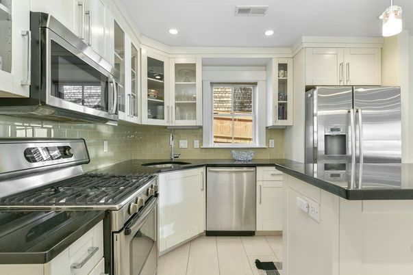 Interior, Kitchen, Recessed Lighting, Stainless Steel Appliances