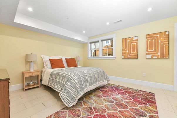 Bedroom, Interior, Recessed Lighting