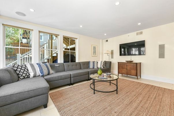 Interior, Living room, Recessed Lighting