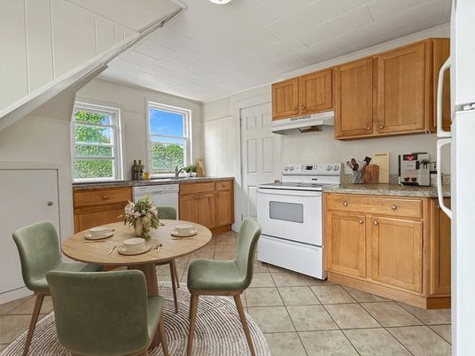 Dining room, Interior, Kitchen