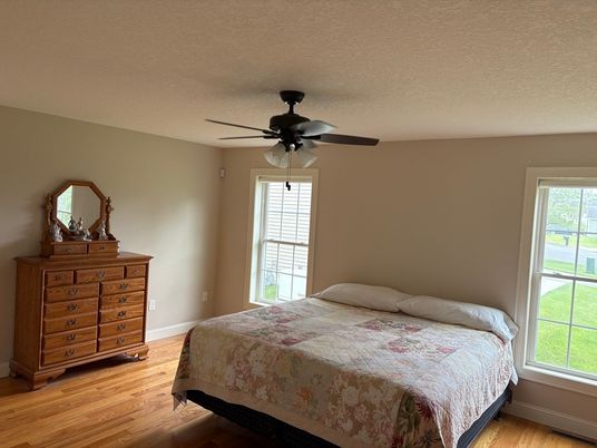 Bedroom, Interior, Wood Texture Flooring